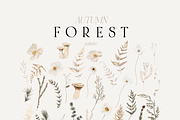 Autumn and Winter FOREST -watercolor, a Seasonal Illustration by Youksy (Thumbnail 3 of 29)
