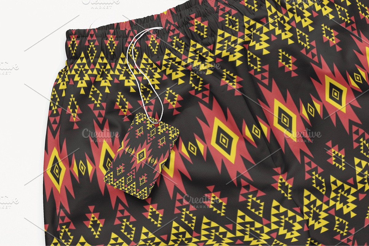Colorful Aztec Tribal Pattern, a Pattern Graphic by PPEthnicDecorPattern (Photo 7 of 9)