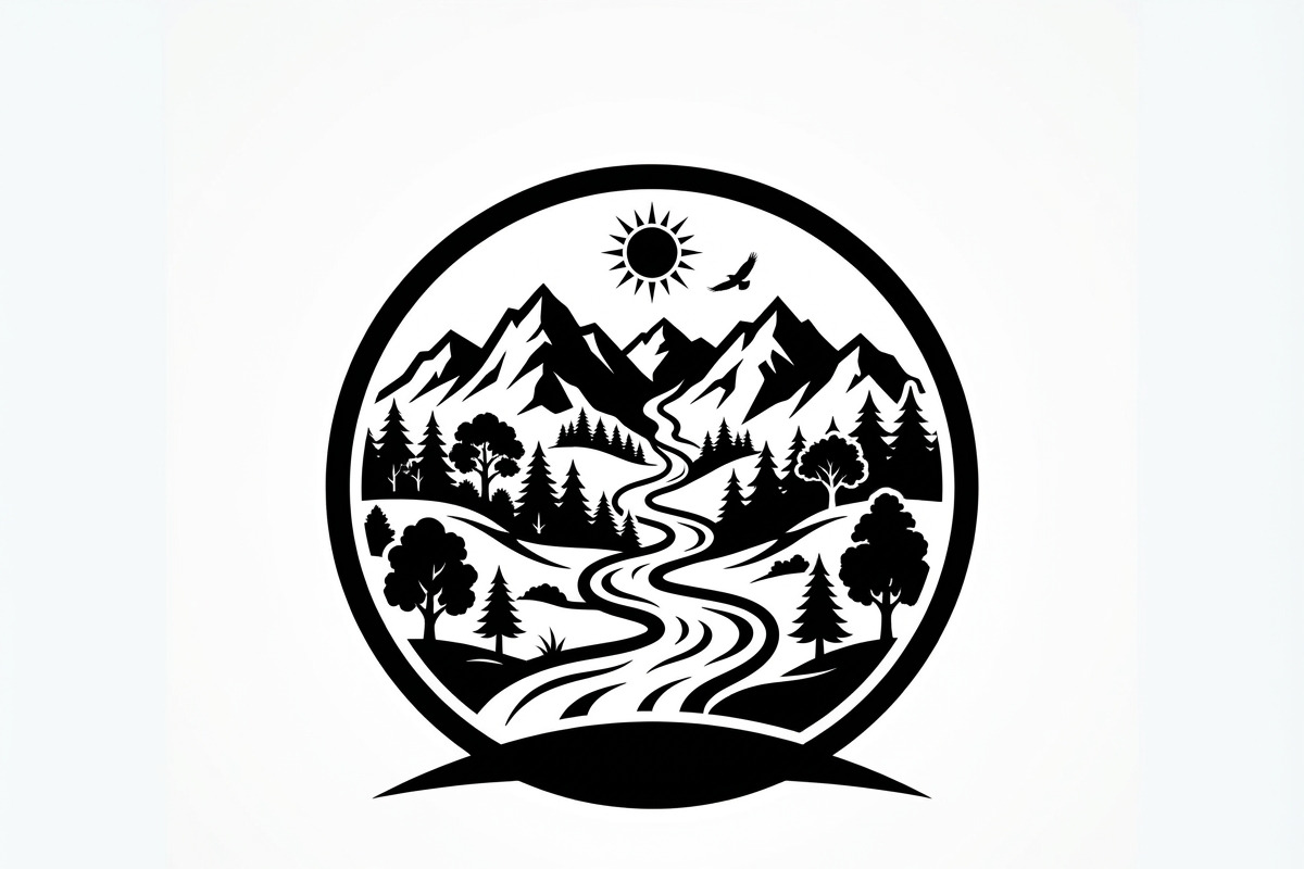 60 Eco Globe Landscape Silhouette, a Technology Illustration by Amazin_art (Photo 12 of 44)