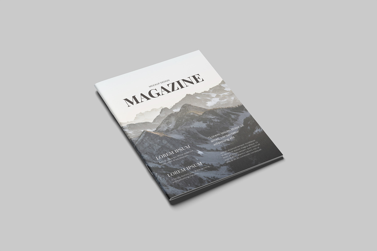 A4 Magazine Brochure Mockup, a Books & Magazine Mockup by Riel Concept (Photo 6 of 7)