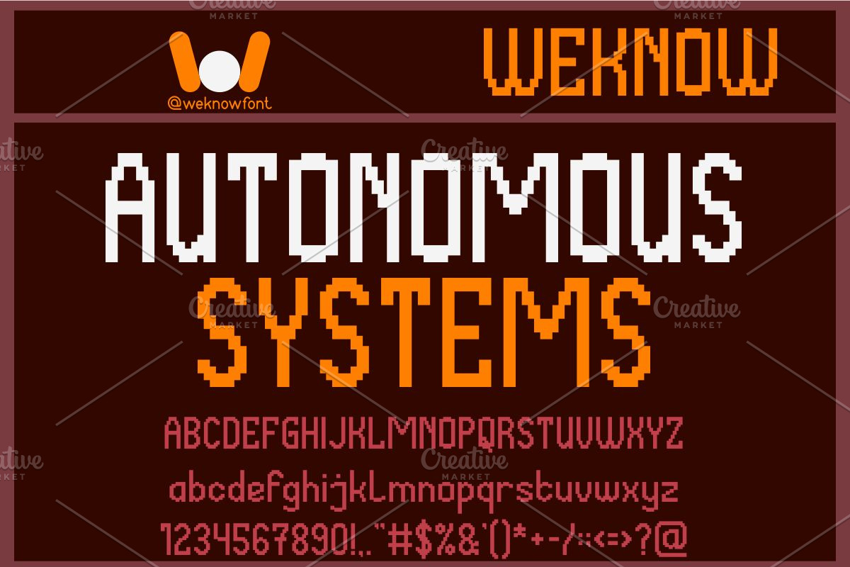 Space Civilization font, a Font by weknow (Photo 5 of 8)