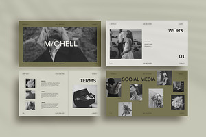 Micelle Portfolio Canva Template