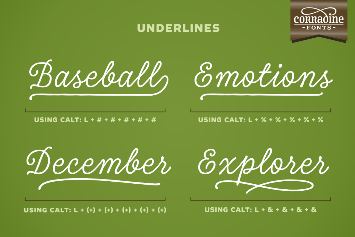 Tierra Script, a Script Font by Corradine Fonts (Photo 10 of 15)