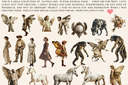 REALISTIC FAIRIES AND CREATURES PACK, a Person Illustration by Daring Digies (Thumbnail 2 of 10)