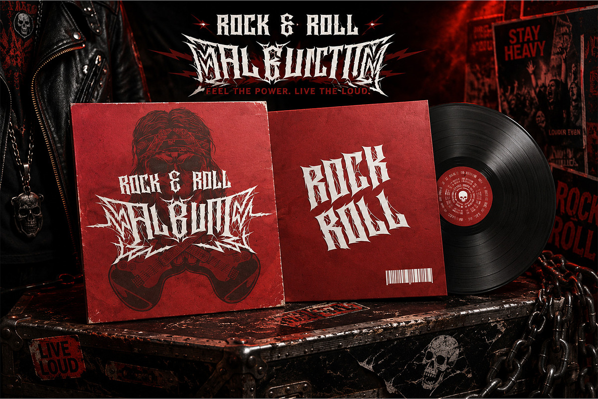 Ravok – Heavy Metal Blackletter Font, a Blackletter Font by Letterara (Photo 5 of 15)