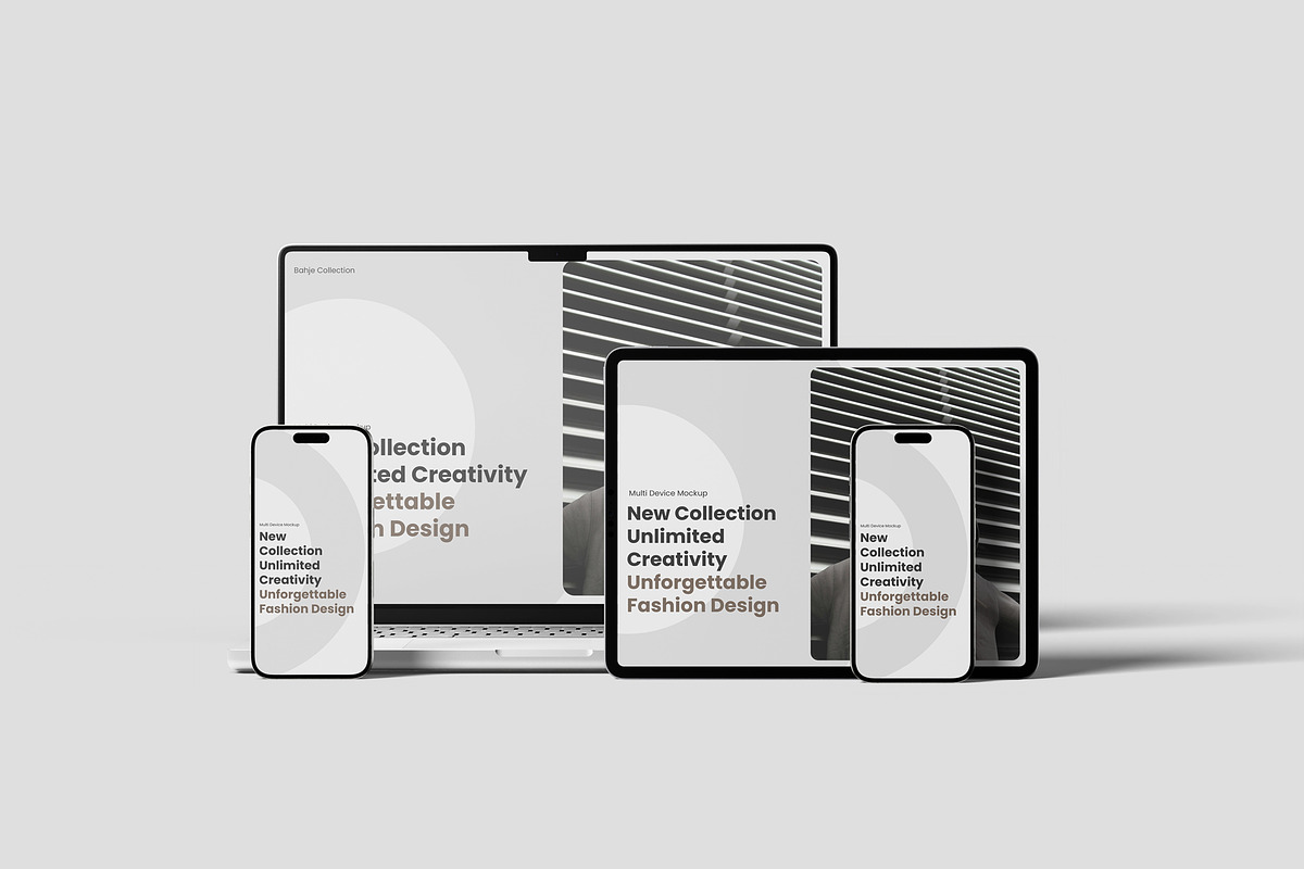 Multi Devices Mockup, a Device Mockup by scribrostudio (Photo 5 of 10)