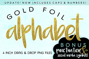 Gold Foil Alphabet Letters UPDATED, a Graphic by Jodi Van der Kruik (Thumbnail 1 of 6)