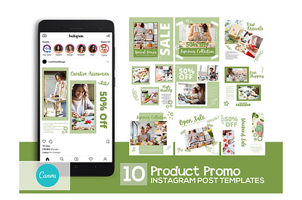Instagram Post Template For Canva