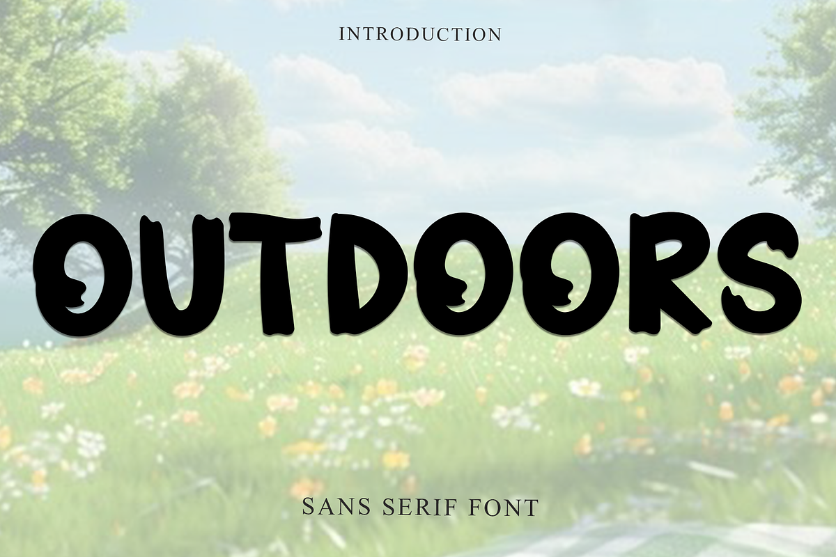 Outdoors, a Script Font by InermediaSTUDIO (Photo 1 of 7)