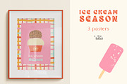 Ice Cream Season Vector Set, a Food Illustration by Olya Haifisch (Thumbnail 6 of 8)