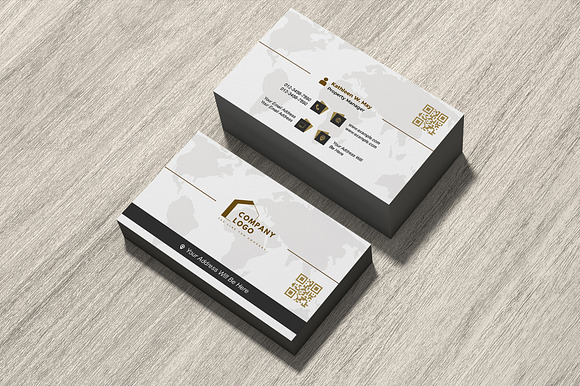 Luxe Business Card Template PSD preview 8