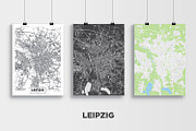 5 maps of Germany cities set 2, an Education Illustration by MaximGertsen (Thumbnail 5 of 9)