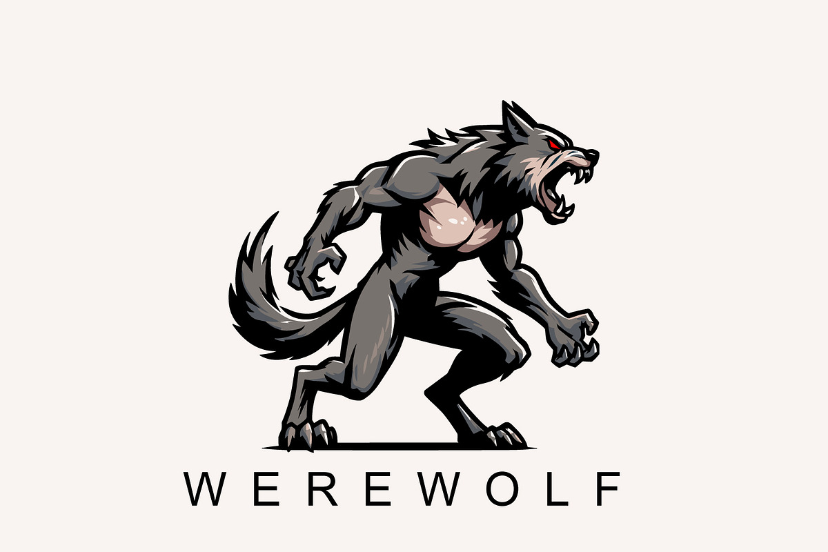 Werewolf Vector Logo For Sale!, a Branding & Logo Template by austin-smith