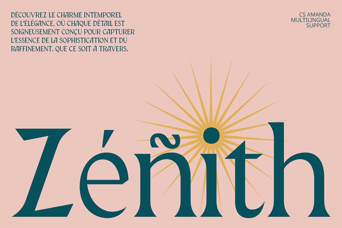 CS Amanda – Elegant Font, a Serif Font by Craft Supply Co. (Photo 5 of 8)