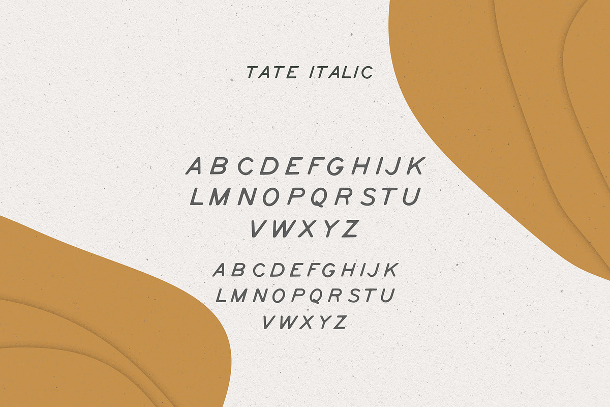 Tate Font preview 2