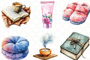 Cozy Self Care Clipart Bundle, an Illustration by Black Bird Studio (Thumbnail 4 of 6)