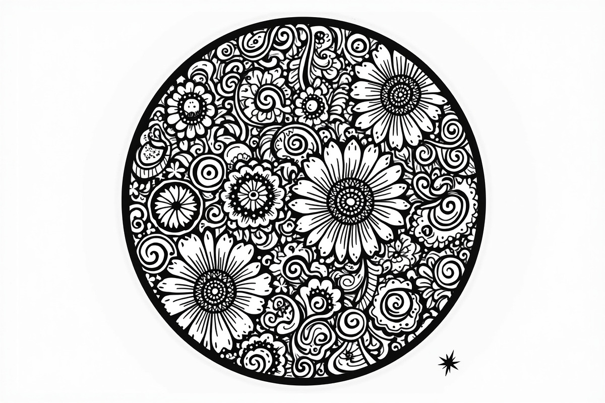 Floral Mandala Vector Bundle Set, an Illustration by Designs_River (Photo 8 of 9)