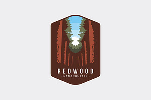 Redwood National Park Logo, a Branding & Logo Template by swarnstudio