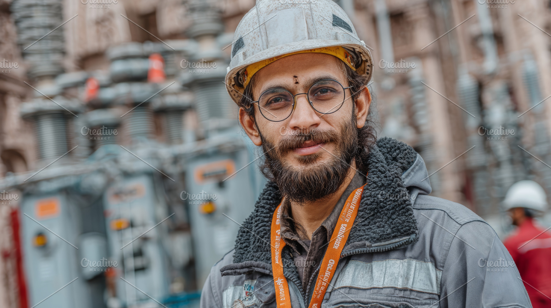 Portrait of a confident indian engineer at an industrial site with safety gear, an Industrial Photo by AS photostudio