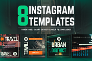 Urban Destinations - Instagram Pack, a Social Media Template by kleonz (Thumbnail 1 of 3)