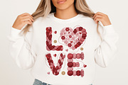 Love Valentines Png, Faux Yarn Valen, an Illustration by Designking (Thumbnail 2 of 6)