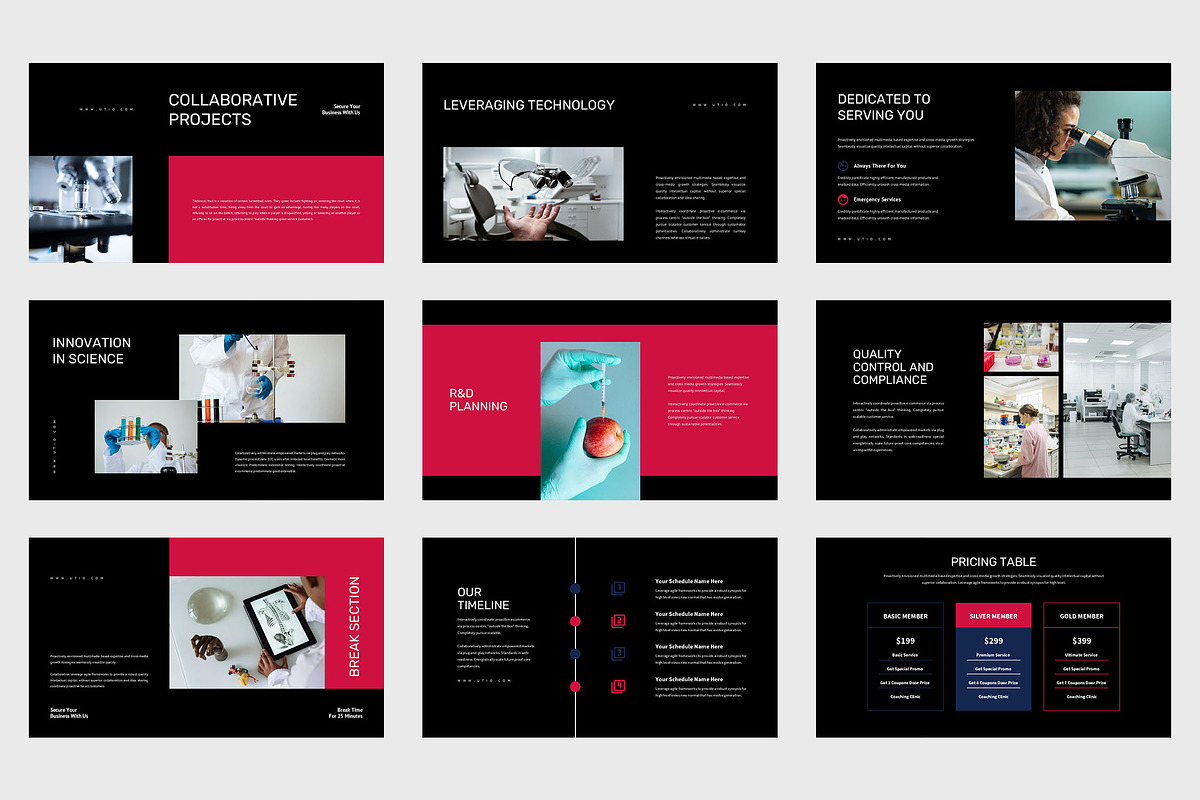 Utio : Science PowerPoint, a Presentation Template by Punkl Camp (Photo 7 of 9)
