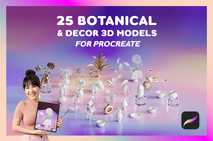 3D Models for Procreate