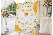 Mommy to Bee Shower Welcome Sign, a Templates & Theme by VeliusCreativeStudio (Thumbnail 3 of 3)