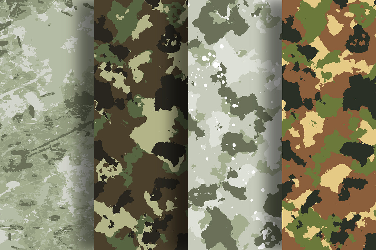 Vector Camouflage Textures, a Pattern Graphic by Iryna Denysova (Photo 7 of 10)
