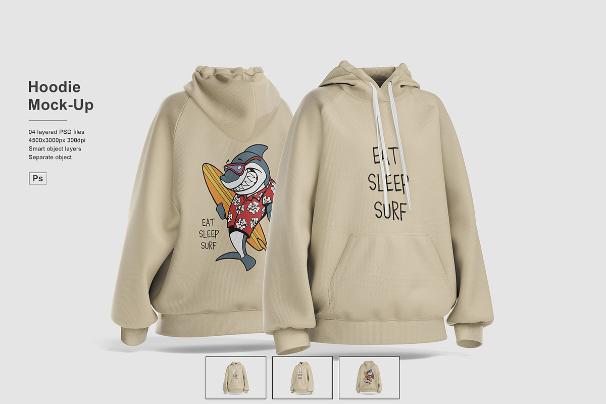 Hoodie Mockup, a Hoody Mockup by Pexelcorner (Photo 1 of 5)