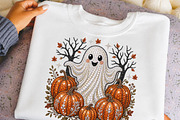 Rhinestone Ghost Halloween PNG, a Seasonal Illustration by DreamCafeArt (Thumbnail 6 of 6)