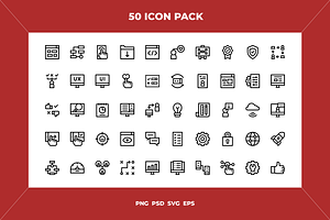 User experience icons, an Outline Icon by Wencory