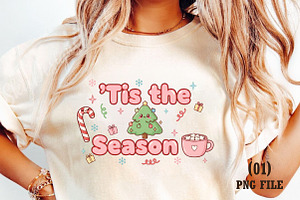 Santa Baby Pinup, Pink Christmas PNG, an Illustration by DreamArtGraphic