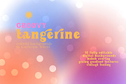 Groovy Tangerine Bokeh Grainy, a Texture Graphic by Vintage Digital Textures (Thumbnail 14 of 19)