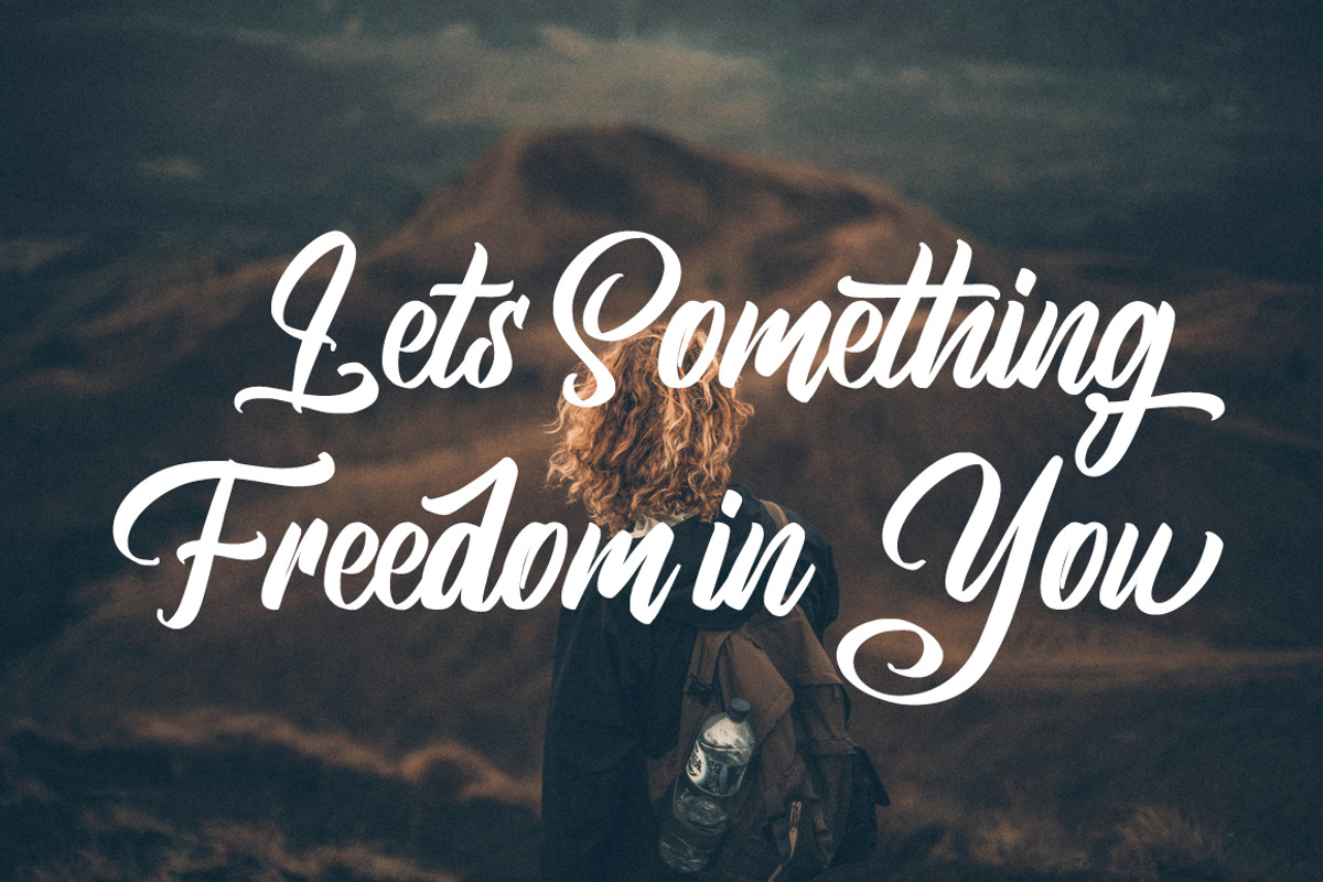Brightsome - Script Font, a Script Font by FHFont (Photo 4 of 10)