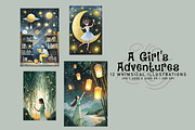 A Girl's Adventures, a Decorative Illustration by Digital Art Creations (Thumbnail 4 of 7)