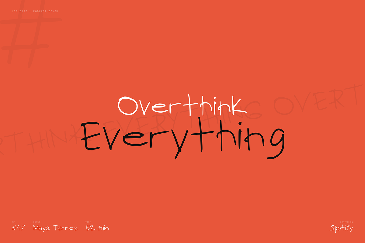 Teko — Marker-Style Display Font, a Handwritten Font by Lettra Studio (Photo 7 of 11)