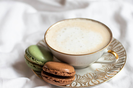 coffee and macaroons, a Food & Drink Photo by Arymer