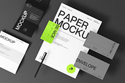 Minimal Branding Stationery Mockup, an Advertising Mockup by East Gallery (Thumbnail 5 of 15)