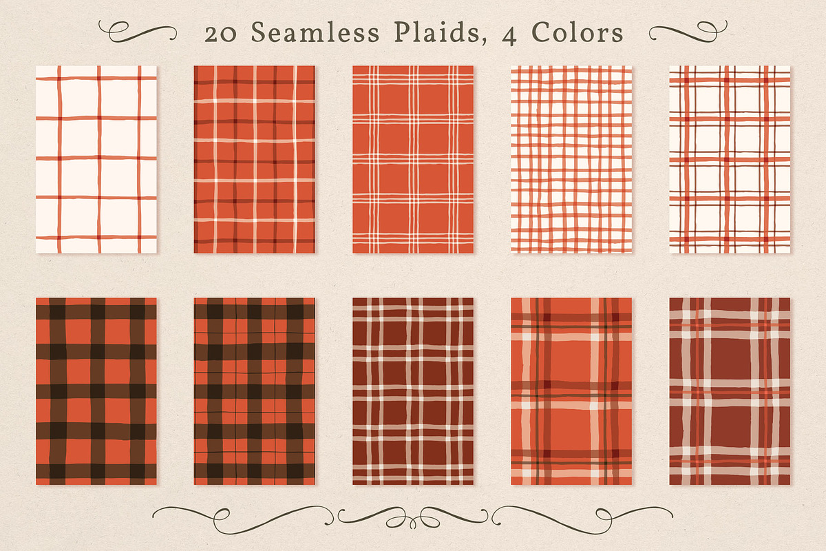 Christmas Plaid Patterns, a Pattern Graphic by PATTERNS etc. (Photo 9 of 16)