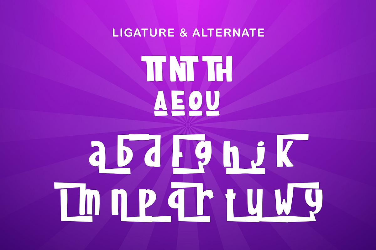 Pakuintho - Playful Display Font, a Sans Serif Font by StringLabs (Photo 6 of 6)