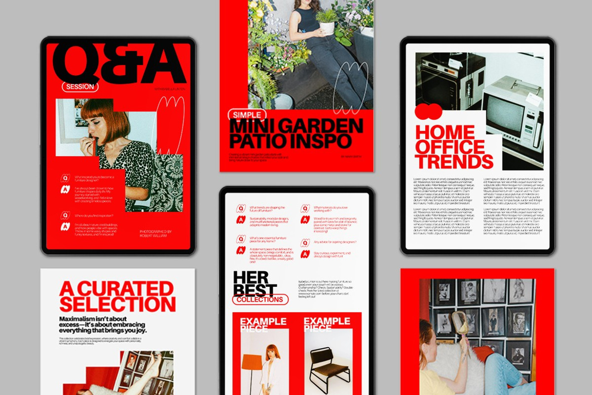 Red Utilitarian Furniture E-Magazine, a Templates & Theme by graphicook (Photo 3 of 5)