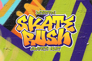 Skate Rush, a Script Font by Ditatype (Thumbnail 1 of 11)