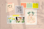The Mood Board Wizard Brush Set, a Product Mockup by Sandra Mejia (Thumbnail 5 of 12)