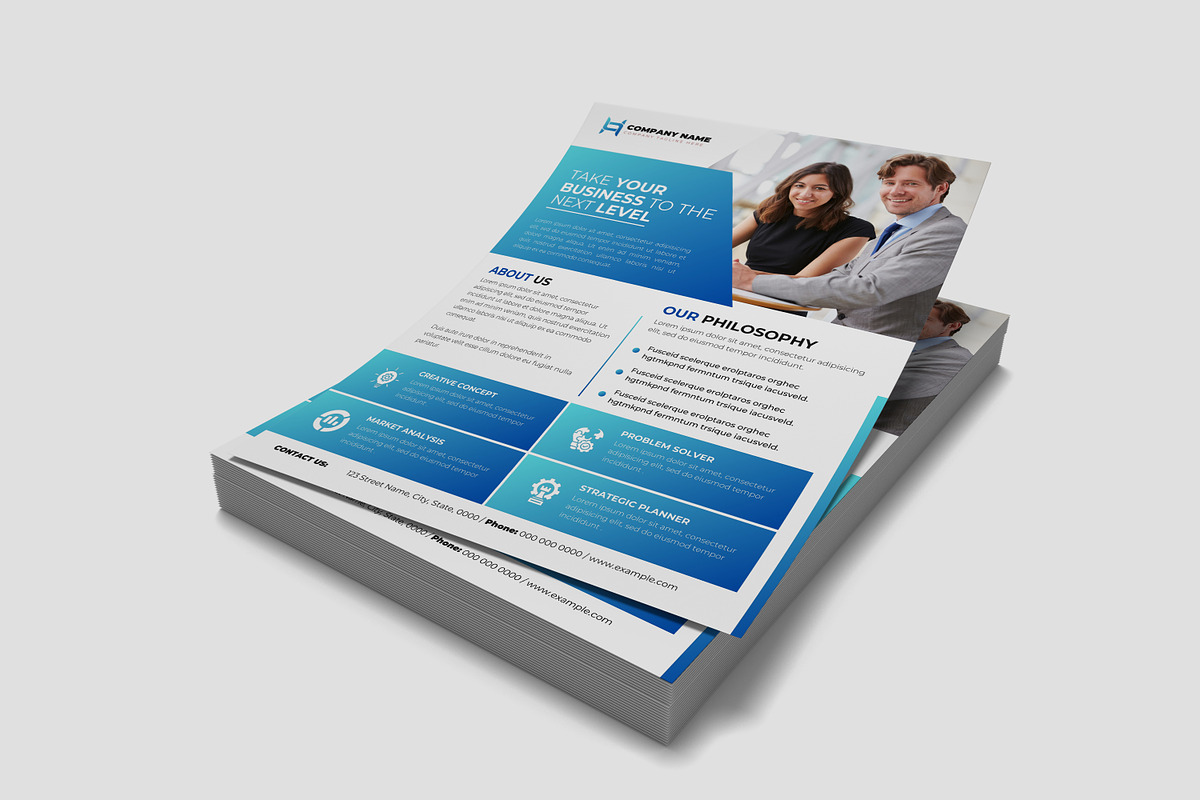 Business Flyer | Corporate Flyer, a Flyer Template by Designscozy (Photo 3 of 5)