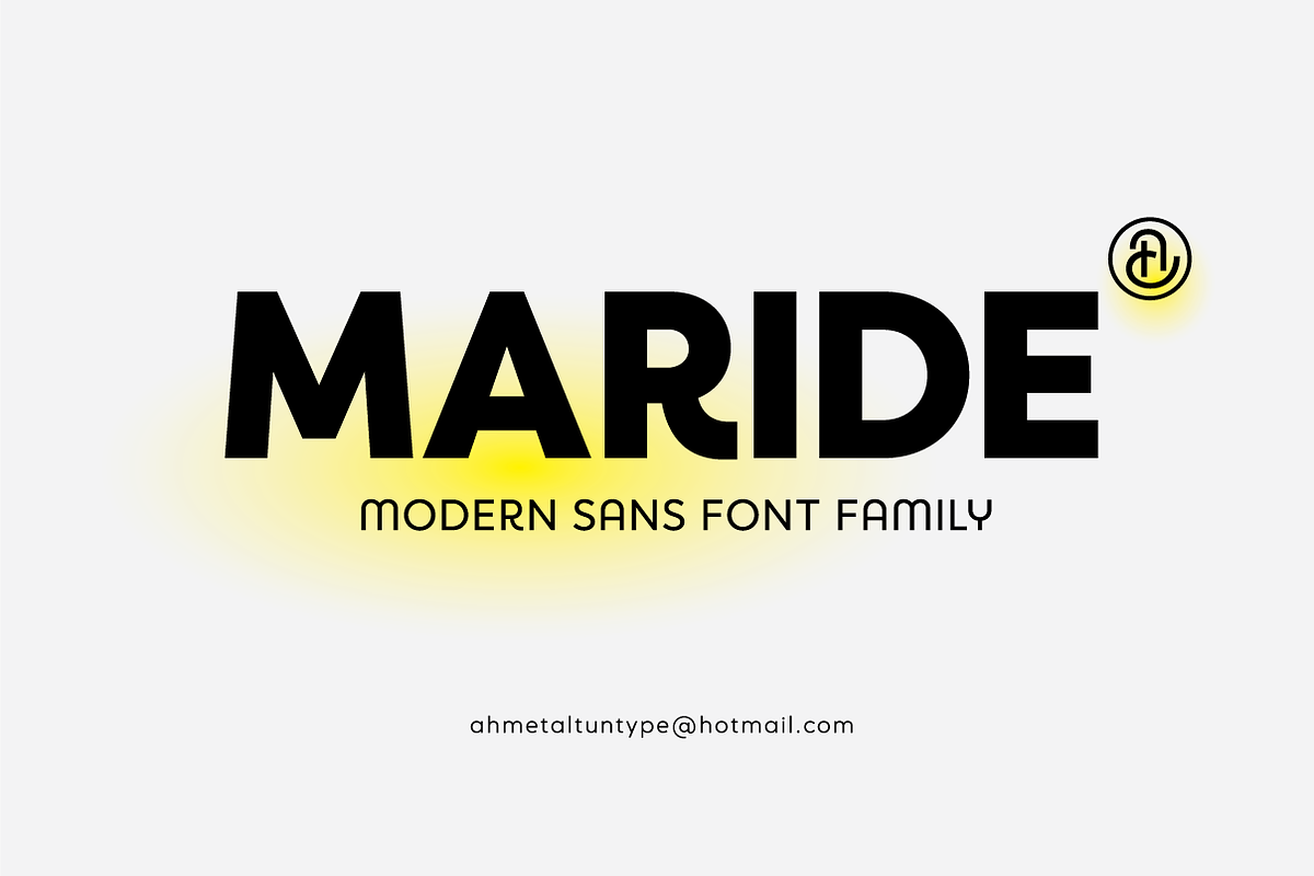 Maride Font Family, a Sans Serif Font by Ahmet Altun (Photo 1 of 5)