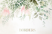 Flowers & Greenery, floral cliparts, a Texture Illustration by ollalya (Thumbnail 10 of 16)