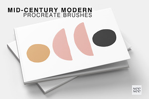 Procreate Mid Century Modern Brushes