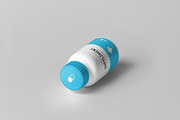 Supplement Jar & Box Mock-up 9, a Cups & Container Mockup by Yogurt86 (Thumbnail 7 of 12)