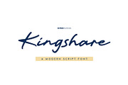 Kingshare, a Script Font by khurasan (Thumbnail 1 of 5)
